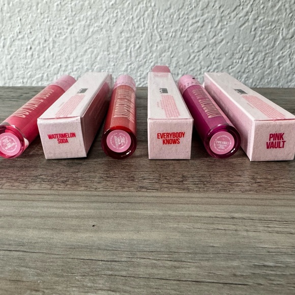Jeffree Star Supreme Gloss Bundle of 3 Watermelon Soda,Everybody Knows,Pink Soda - Picture 4 of 13